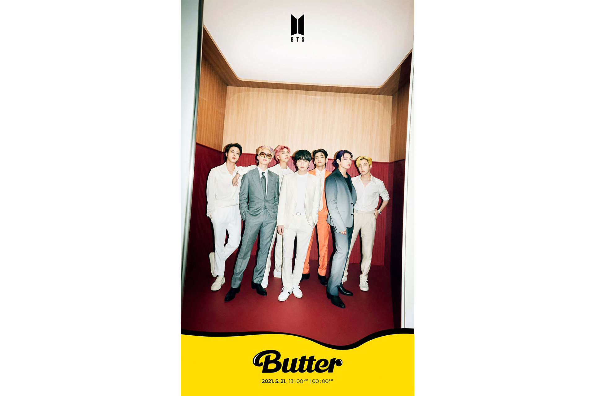BTS、待望の新曲“Butter”を5月21日に全世界同時リリース！メンバー別ティーザーフォトが公開