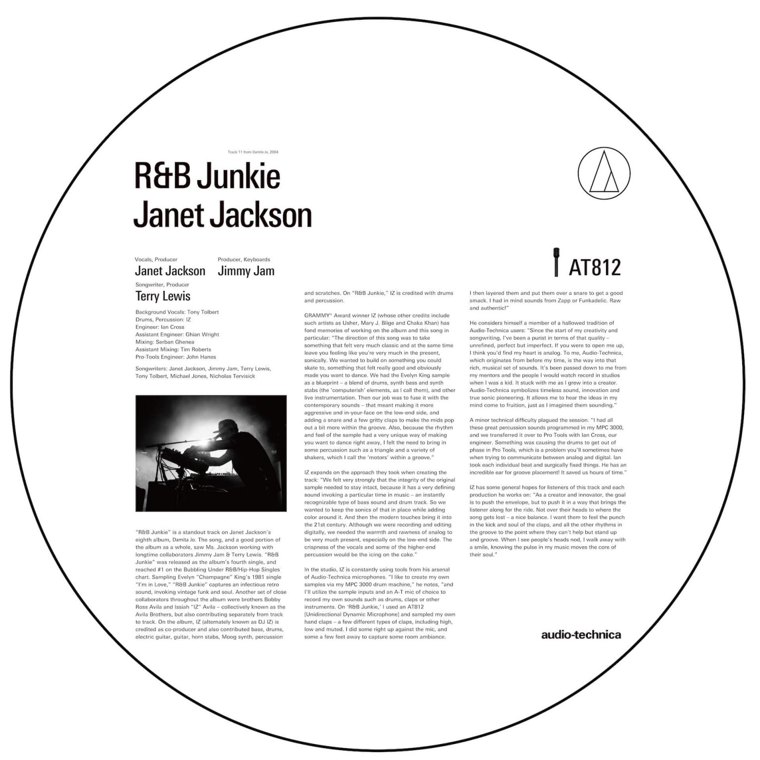 世界で活躍するAT製品ジャネット・ジャクソン“R&B Junkie”編