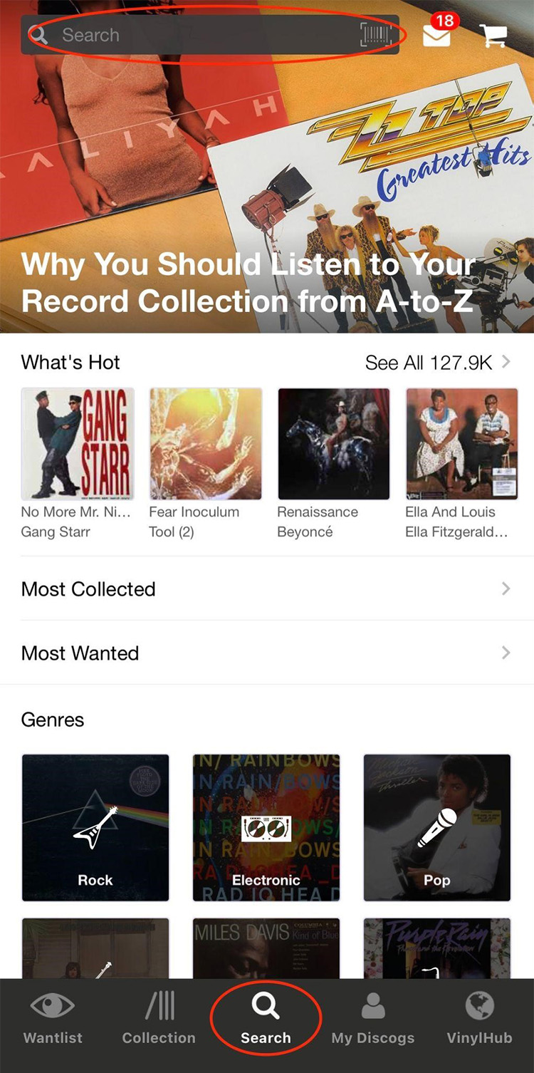 Discogsアプリの使い方を解説！アプリならではの便利機能も！ Always Listening by AudioTechnica
