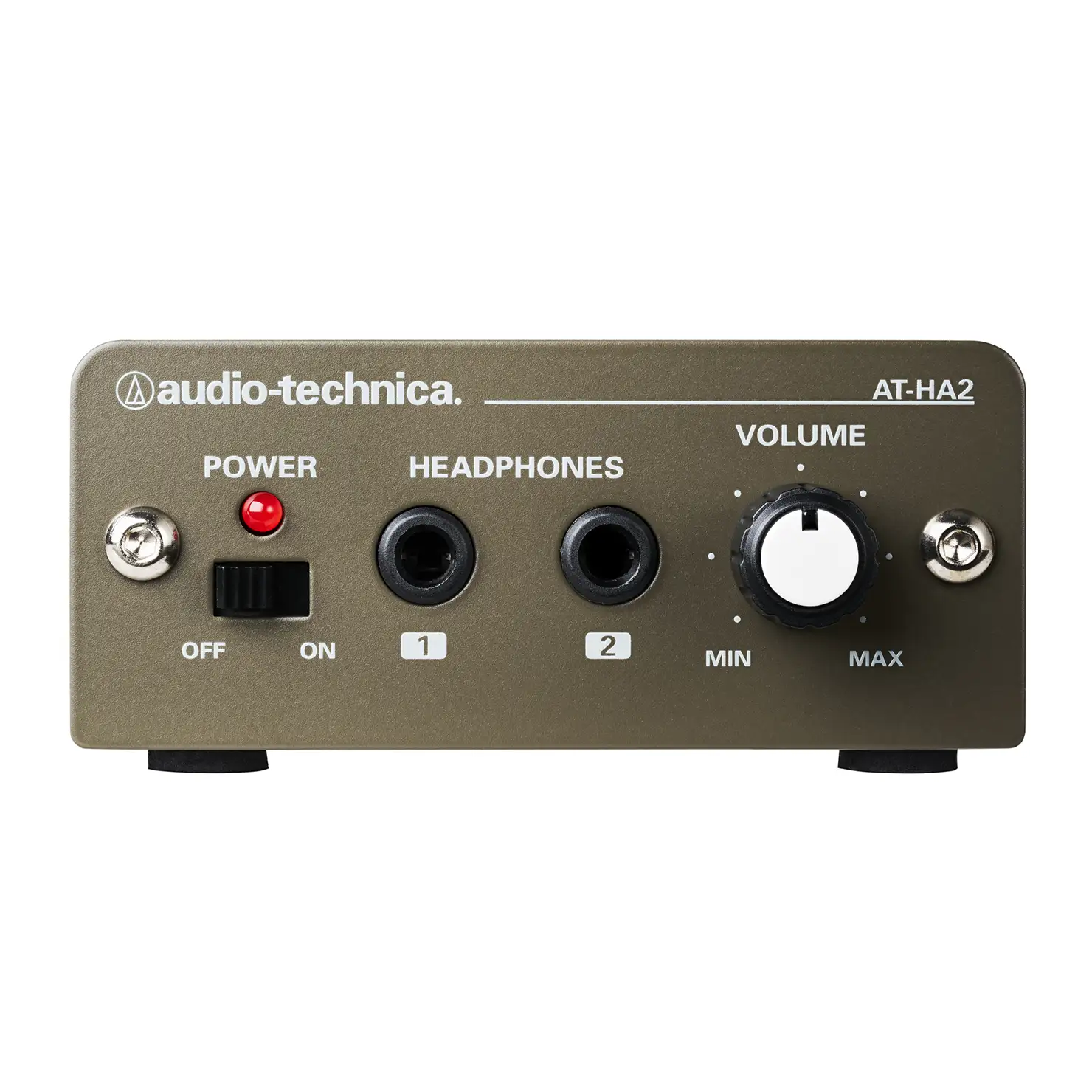 ヘッドホンアンプ AT-HA2の端子部