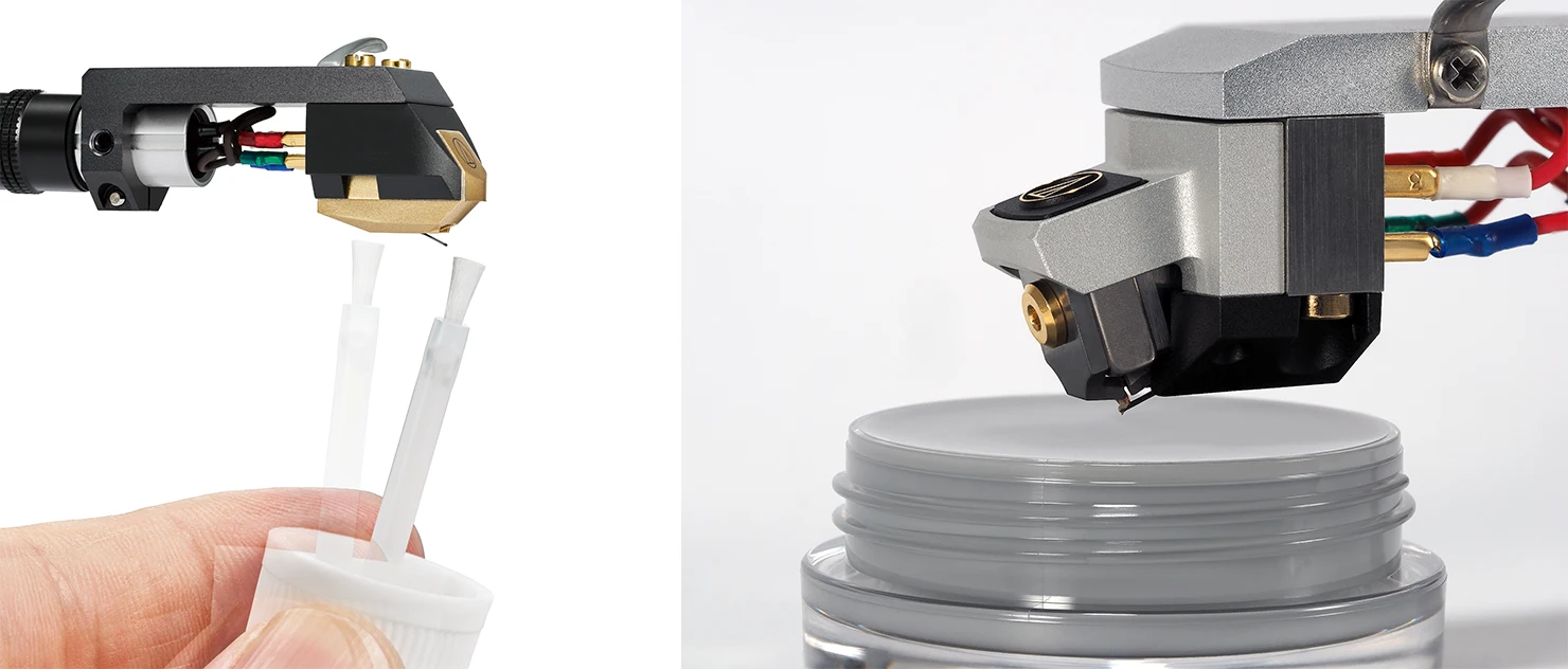 針先のクリーニングにはスタイラスクリーナーを