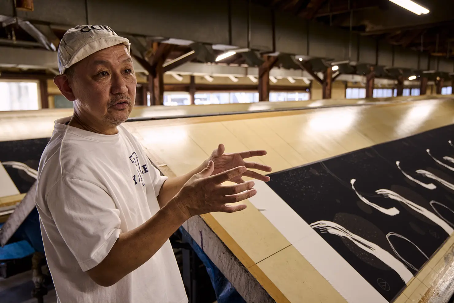 馬場染工場 4代目、馬場憲生さん