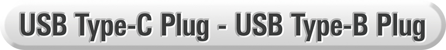 USB Type-C Plug - USB Type-B Plug