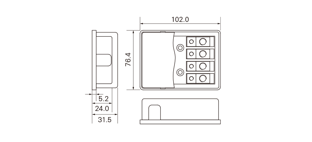 AT-RX40FB外形図