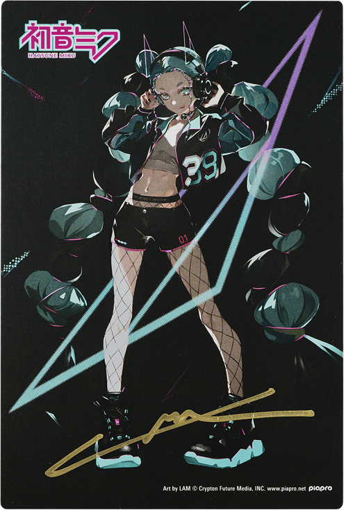 LAMさんの直筆サイン”入りポストカード