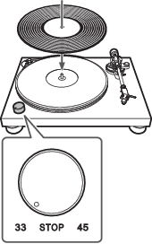 Before playing a record