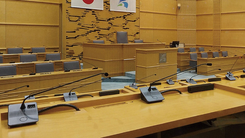 香取市議会本会議場・委員会室