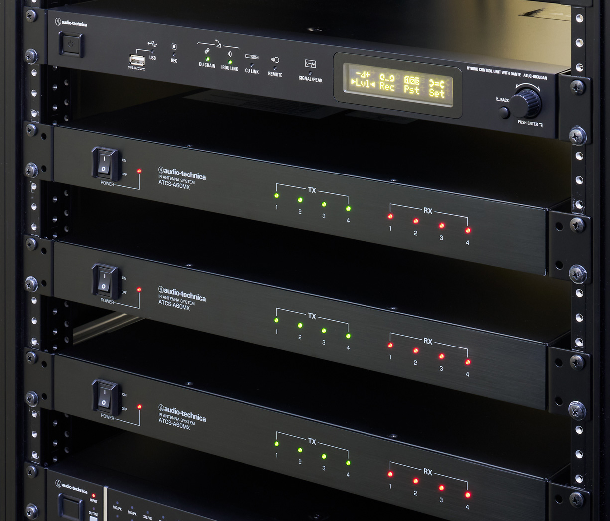 ハイブリッドコントロールユニット ATUC-IRCUDAN・デジタルスマートミキサー ATDM-1012DAN