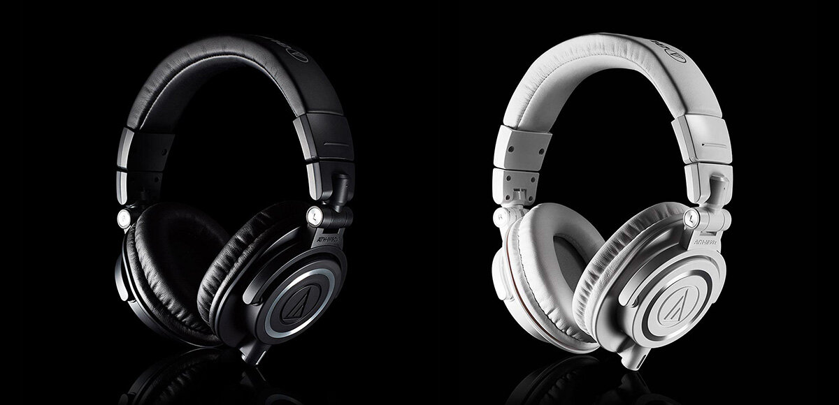 オーディオテクニカ：ATH-M50x・ATH-M50x WH