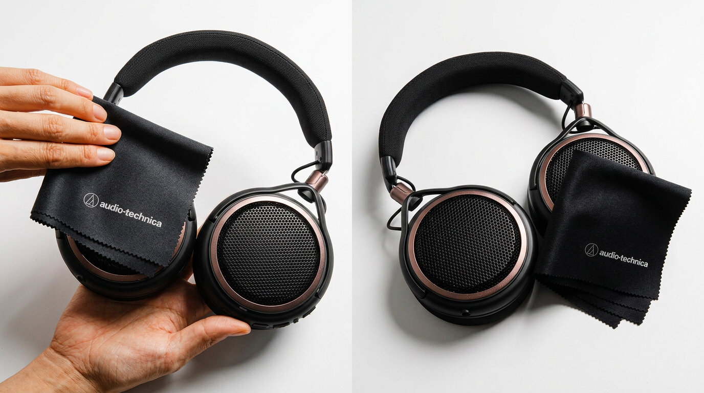 2026Audio-Technicaオリジナルクロス 使用イメージ