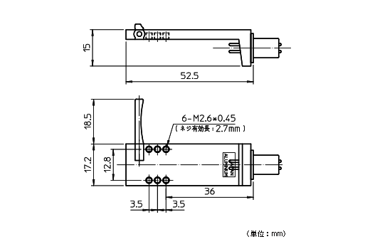 AT-LT13a：外形寸法図