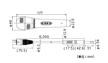 AT-PV700：外形寸法