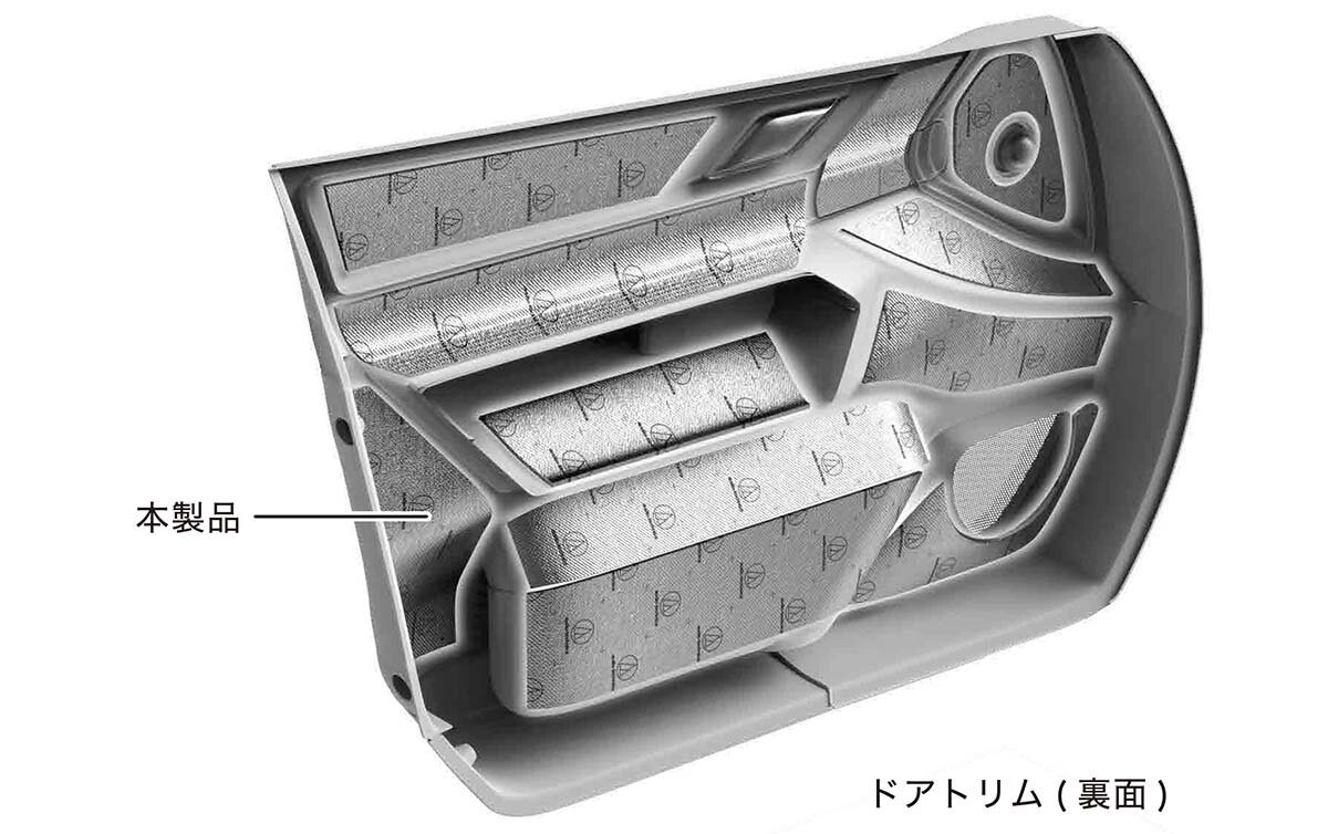 AT-AQ351P10:ドアトリムに施工する場合