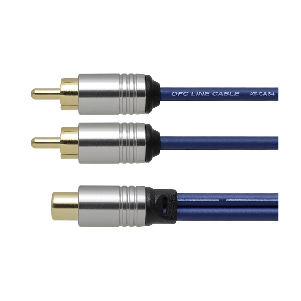 audio-technica AT7225 ラインケーブル RCAコネクタ audio-technica(オーディオテクニカ) ラインケーブル ATL481A
