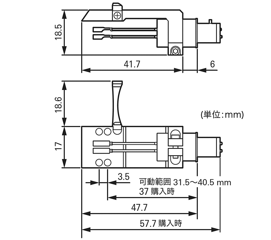 AT-LH13H：外形寸法図