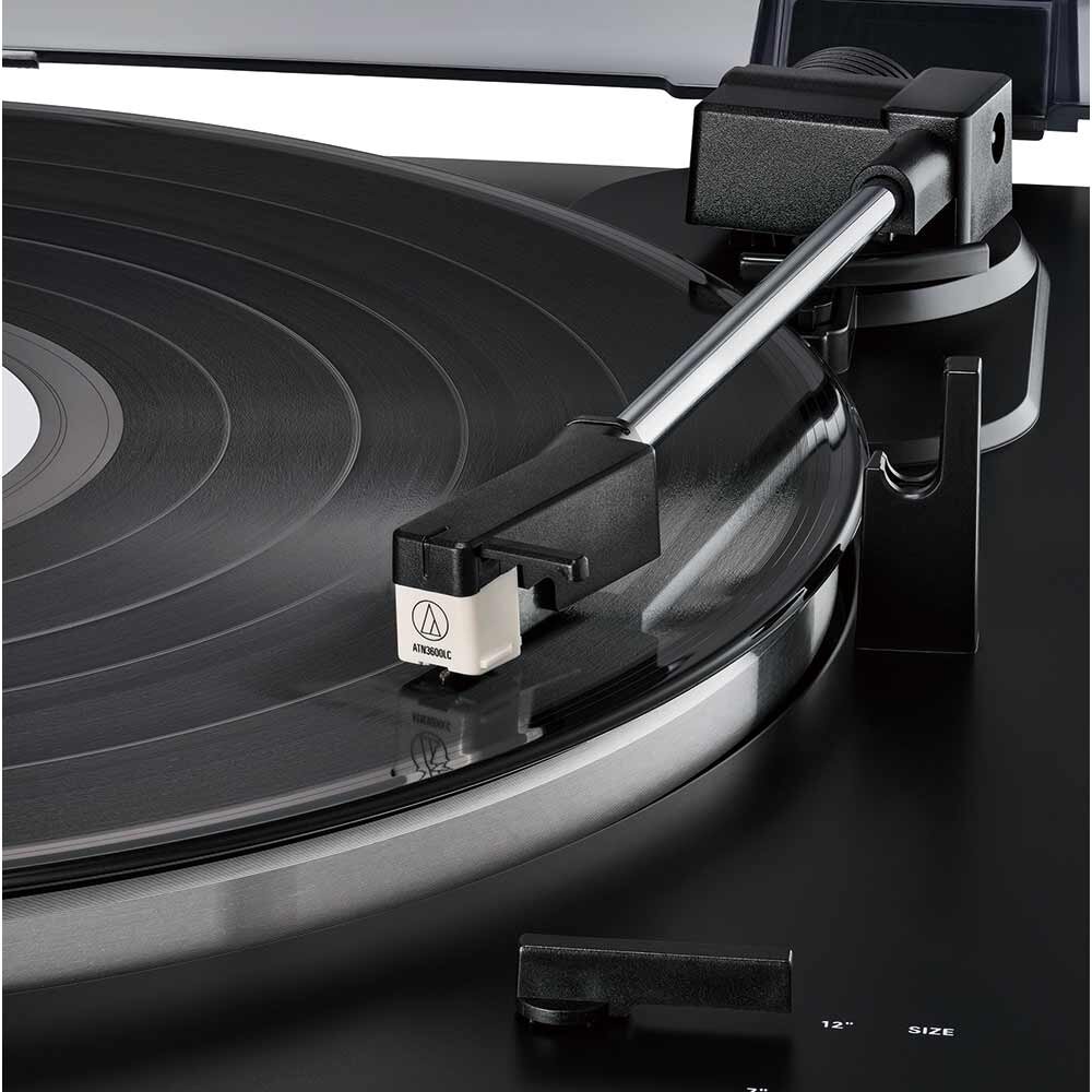 audio-technica AT-LP60X ターンテーブル DJ機材 Audio-TechnicaAT-LP60X-BK全自動ベルトドライブステレオターン