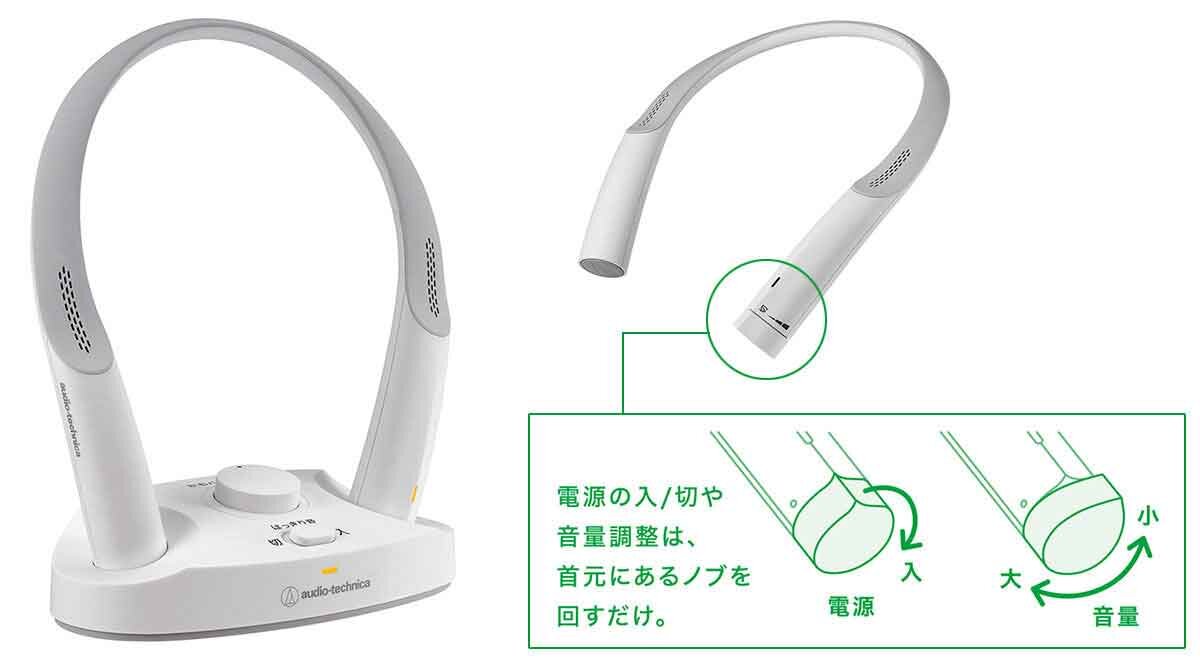 audio-technica ワイヤレスネックスピーカー AT-NSP700TV