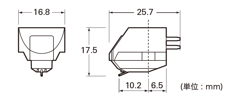 AT-OC9XEB：外形寸法図