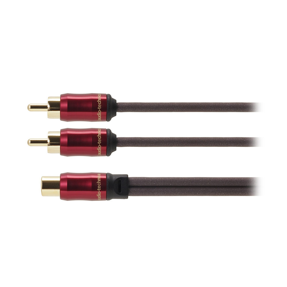 オーディオテクニカ レグザット Rexat AT-7726 3m 2本 赤白 RCAケーブル 中古 動作品 オーディオテクニカ　Rexat RCAケーブル　AT-7726