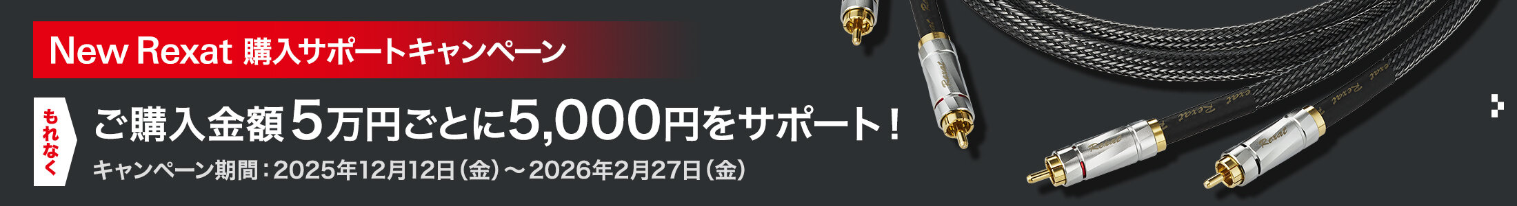 2025 NEW Rexat 購入サポートキャンペーン