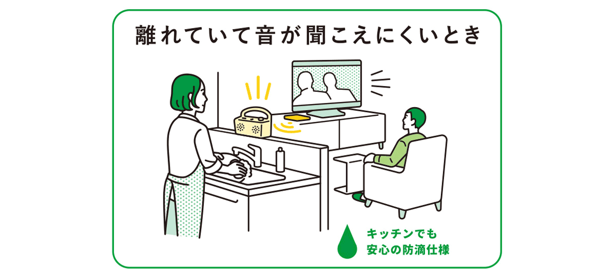 AT-SP767XTV：離れていて音が聞こえにくいとき