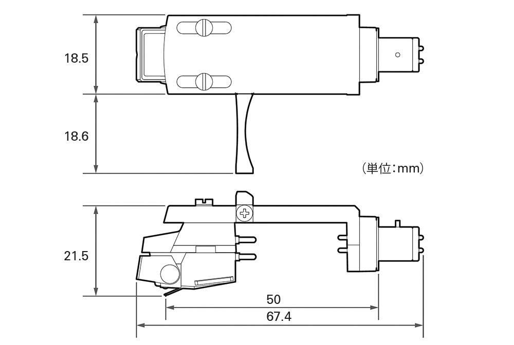 AT-VM500xH：外形寸法図
