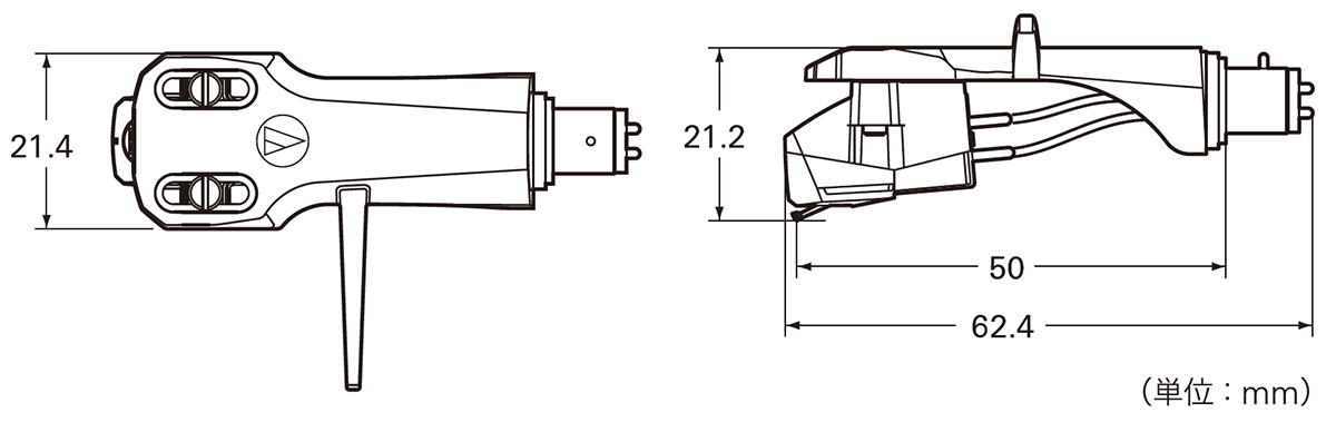 AT-VM95E/H：外形寸法図