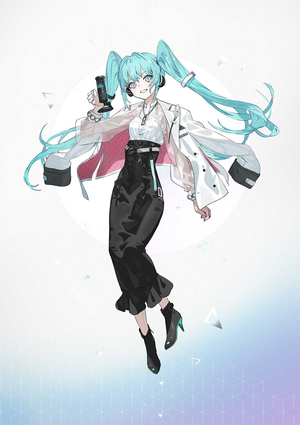 AT2020USB-X MIKU：描き下ろしイラスト