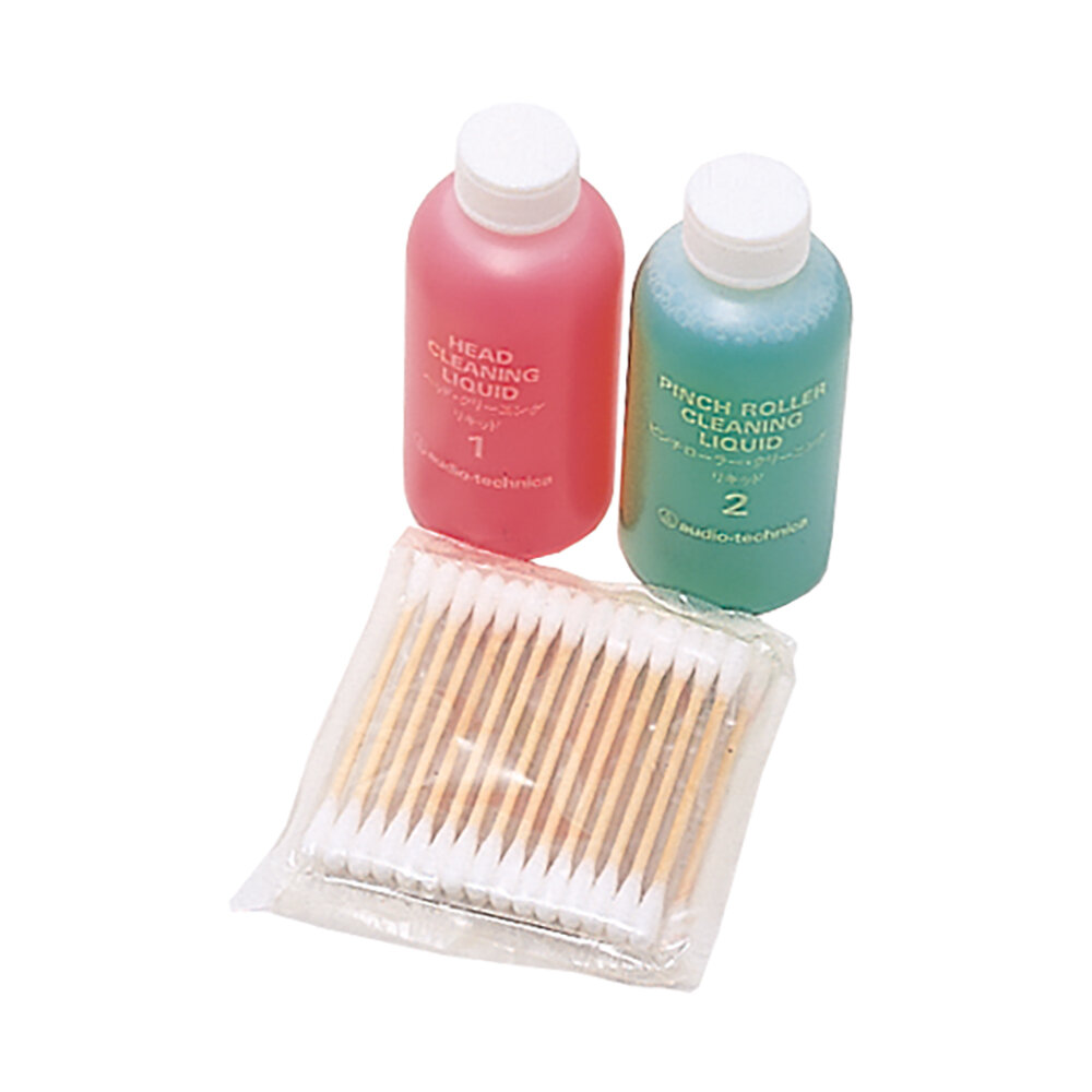 カセットデッキ ヘッドクリーニングキット カセットデッキ ヘッドクリーナーキット 液2本セット テープ
