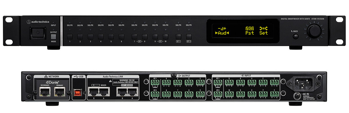ATDM-1012DAN｜デジタルスマートミキサー｜オーディオテクニカ