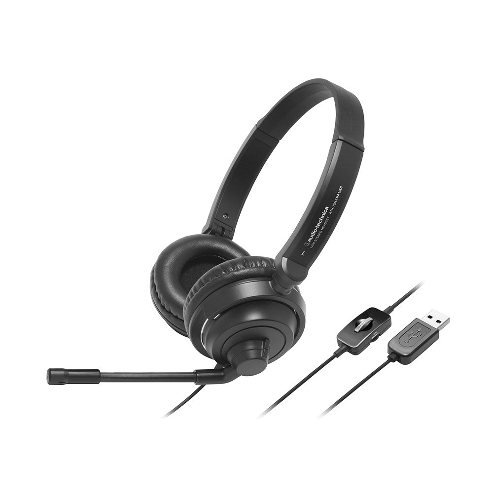 ATH-750COM USB｜ヘッドホン：ヘッドセット｜オーディオテクニカ