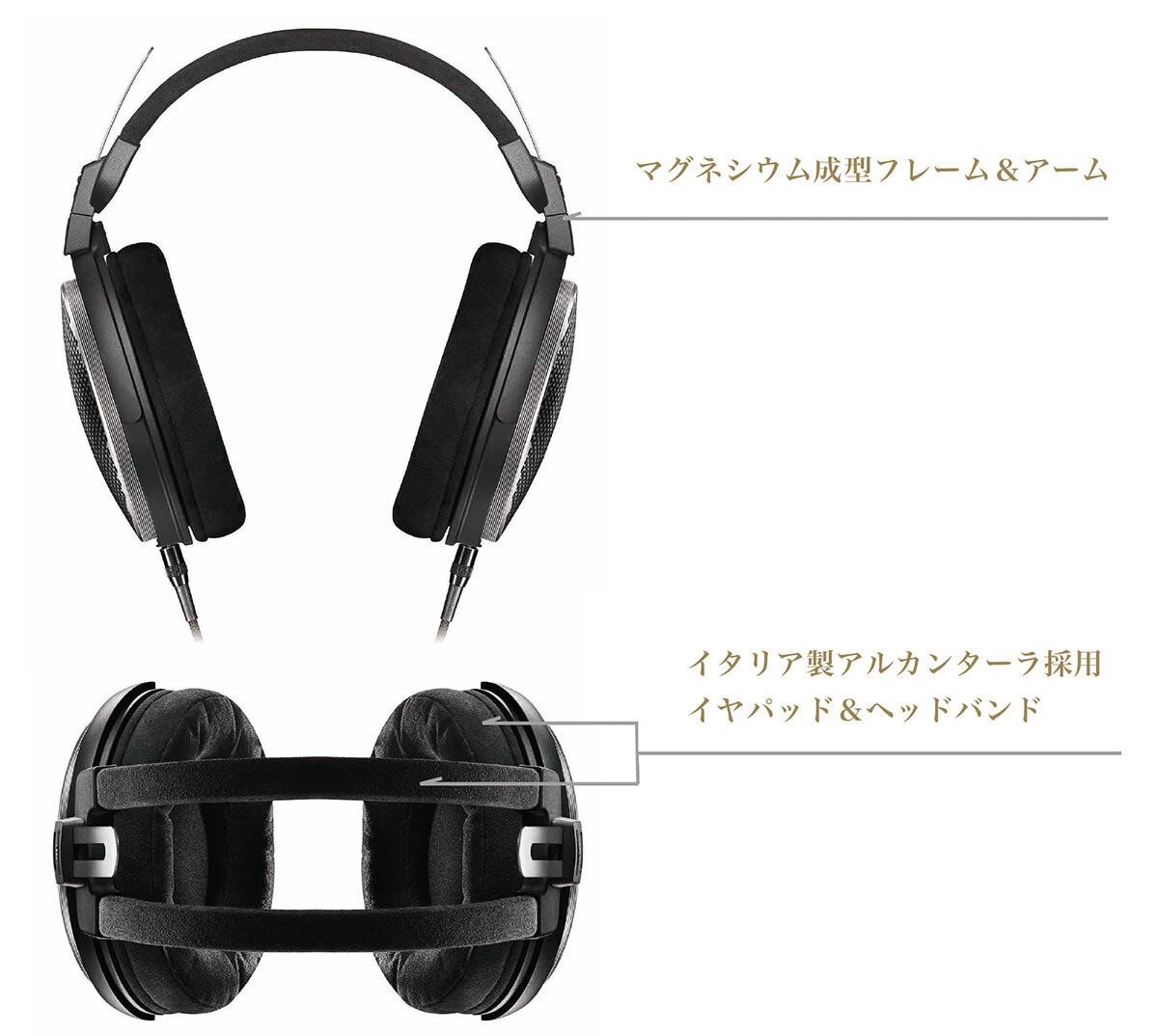 audio-technica ATH-ADX5000 交換パッド、バランスC付 - オーディオ機器