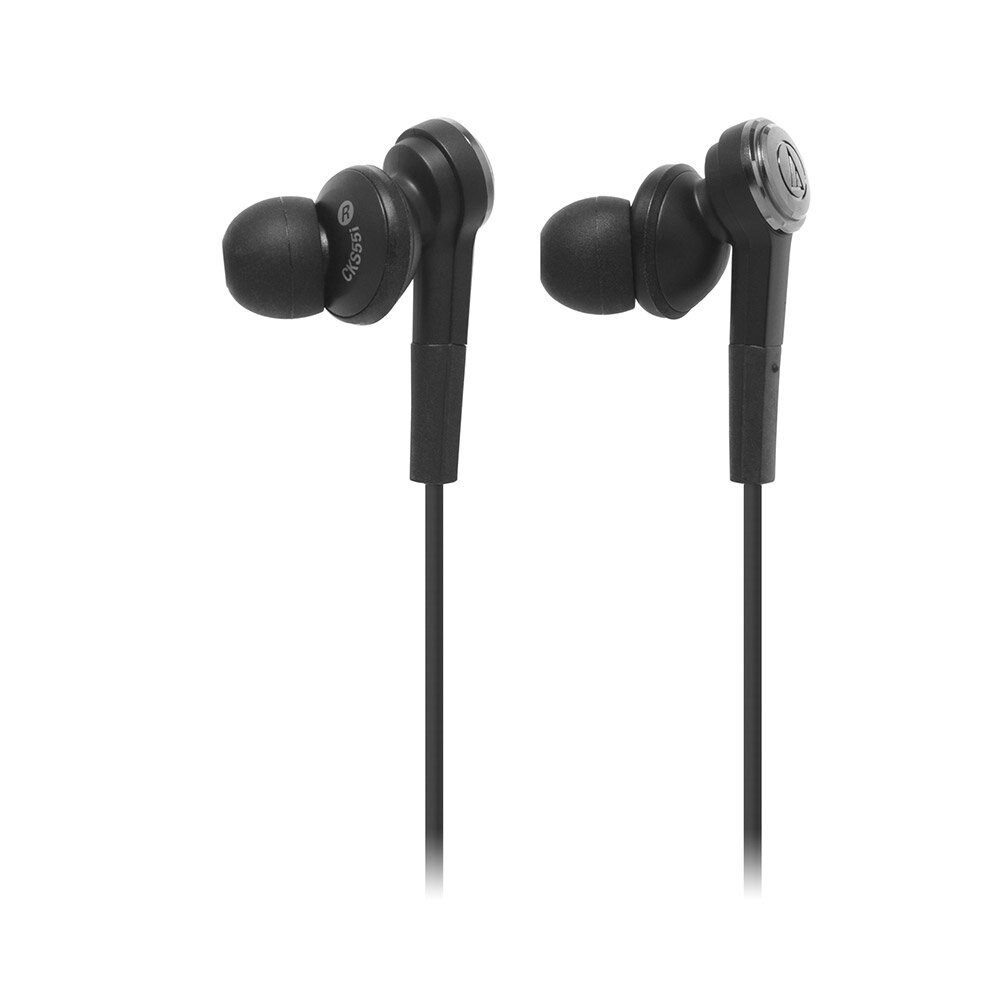 audio-technica インナーイヤーヘッドホン ブラックレッド ATH-CKS55 BRD ATH-CKS55i｜イヤホン：ワイヤードイヤホン｜オーディオテクニカ