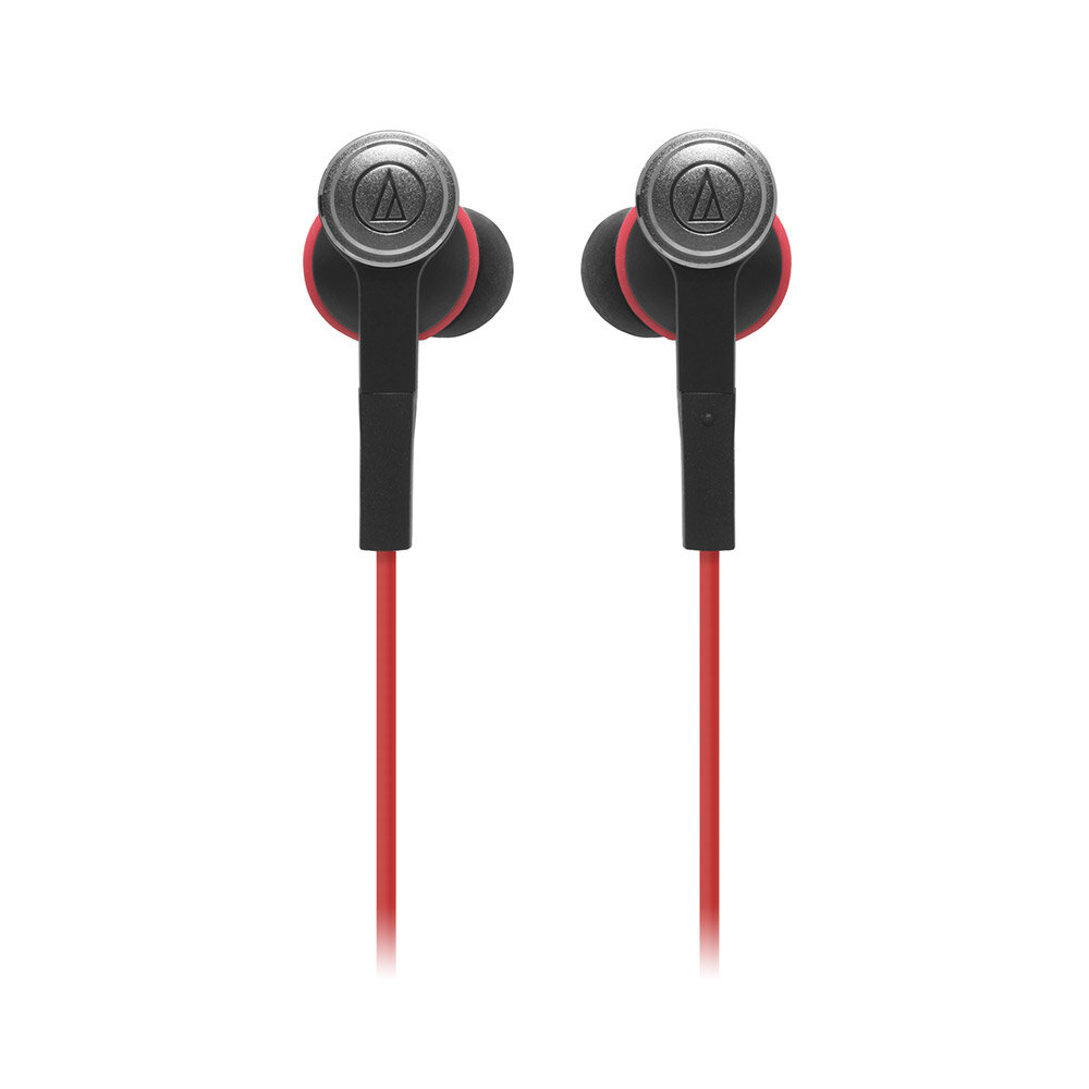 audio-technica インナーイヤーヘッドホン ブラックレッド ATH-CKS55 BRD ATH-CKS55i｜イヤホン：ワイヤードイヤホン｜オーディオテクニカ