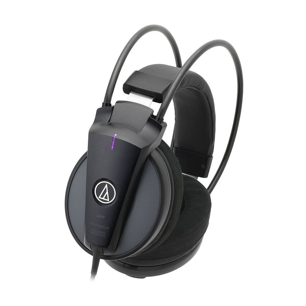 audio−technica ATH-102USB ヘッドセット ブラック - ヘッドホン