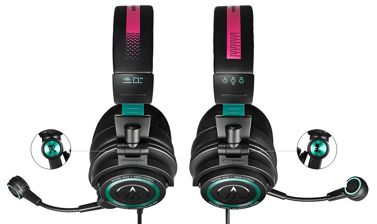 ATH-M50xSTS-USB：ミクカラーを採用