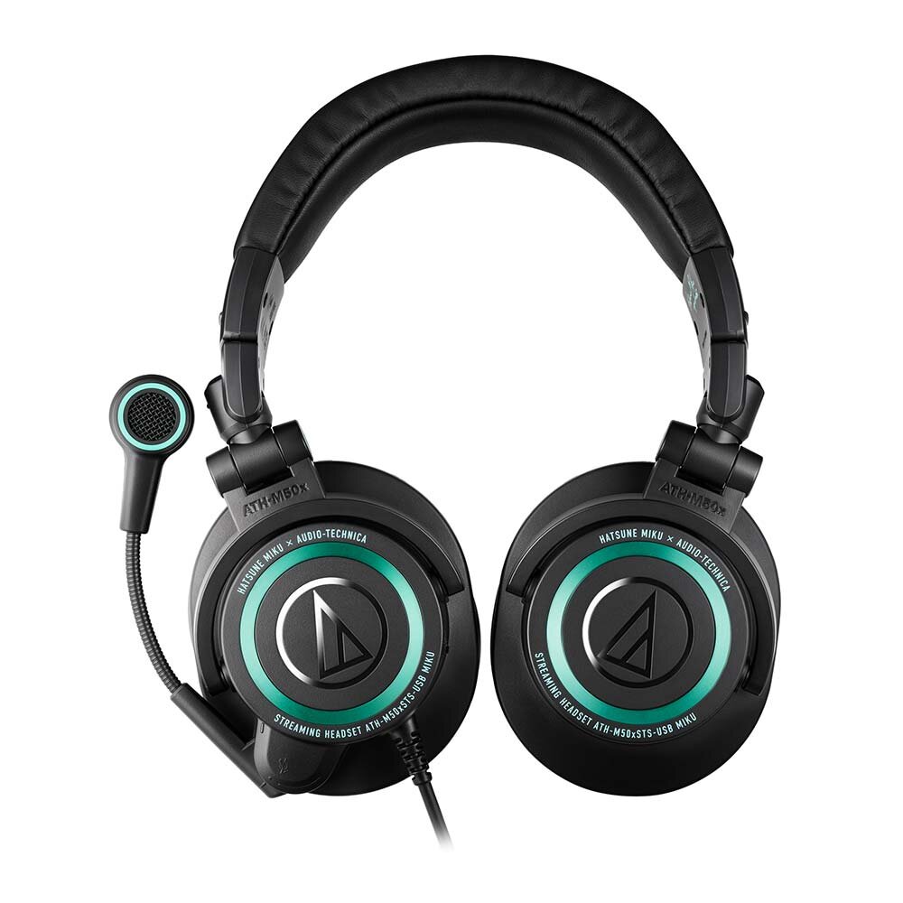 audio-technica ATH-M50xSTS ヘッドセット ATH-M50xSTS-USB MIKU｜ヘッドホン：ヘッドセット｜オーディオ