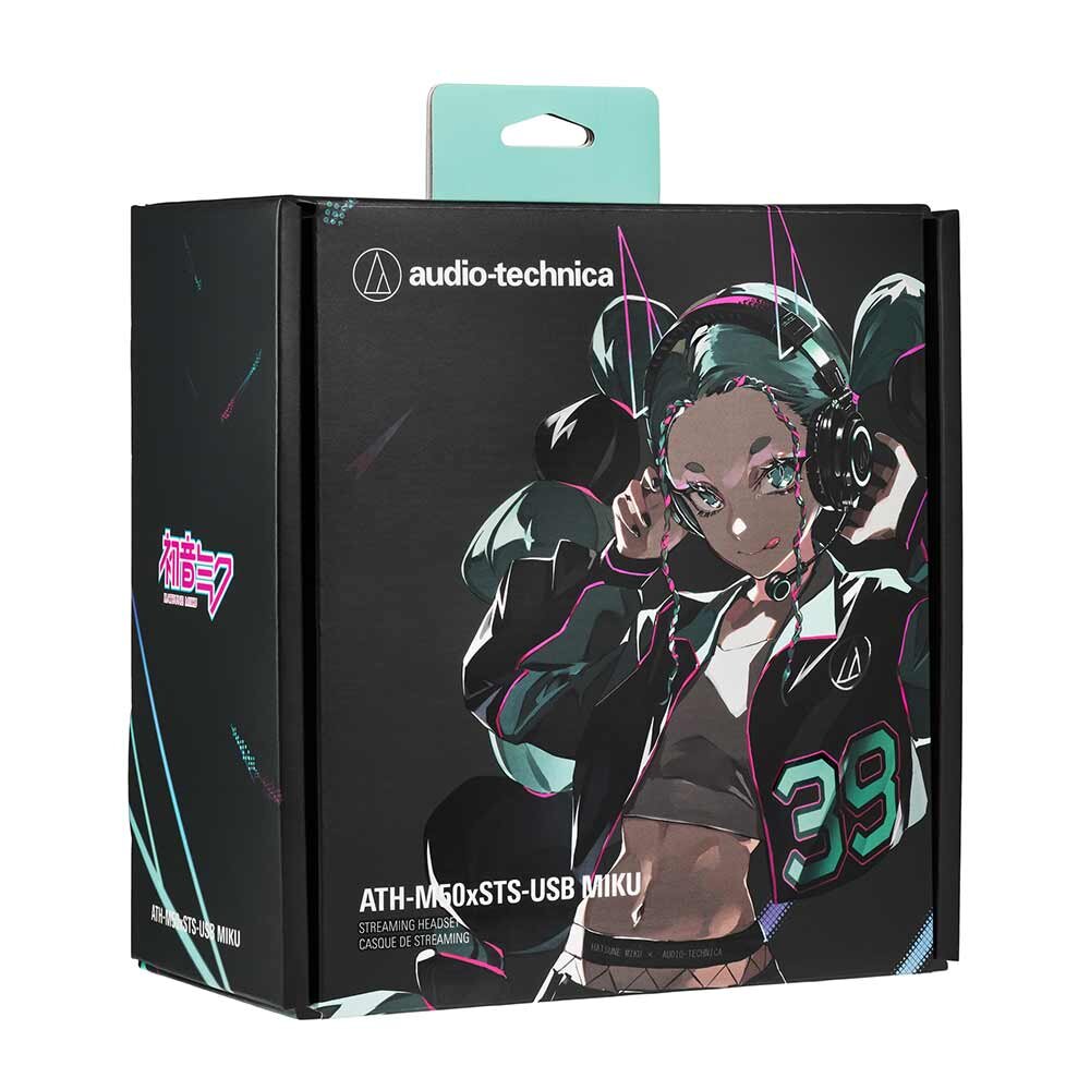 ATH-M50xSTS-USB MIKU｜ヘッドホン：ヘッドセット｜オーディオ