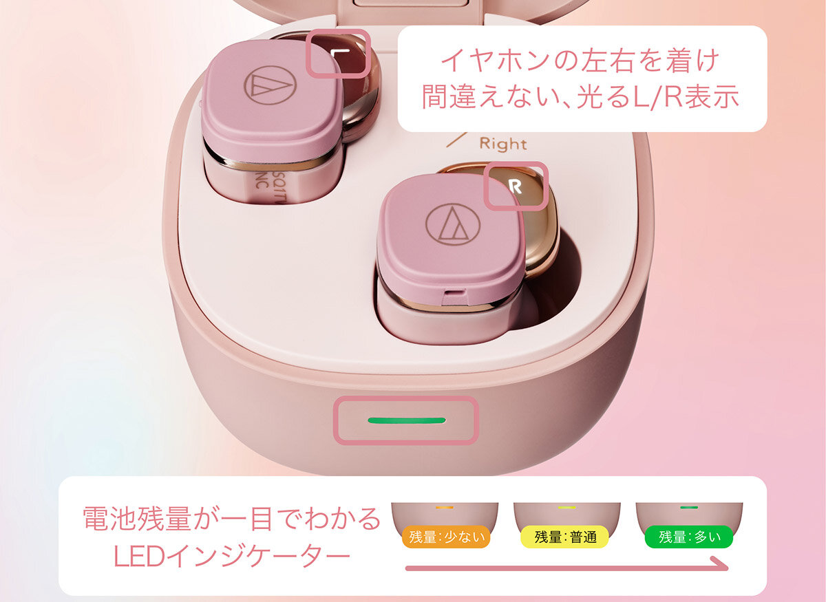 ATH-SQ1TW2NC：充電ケース