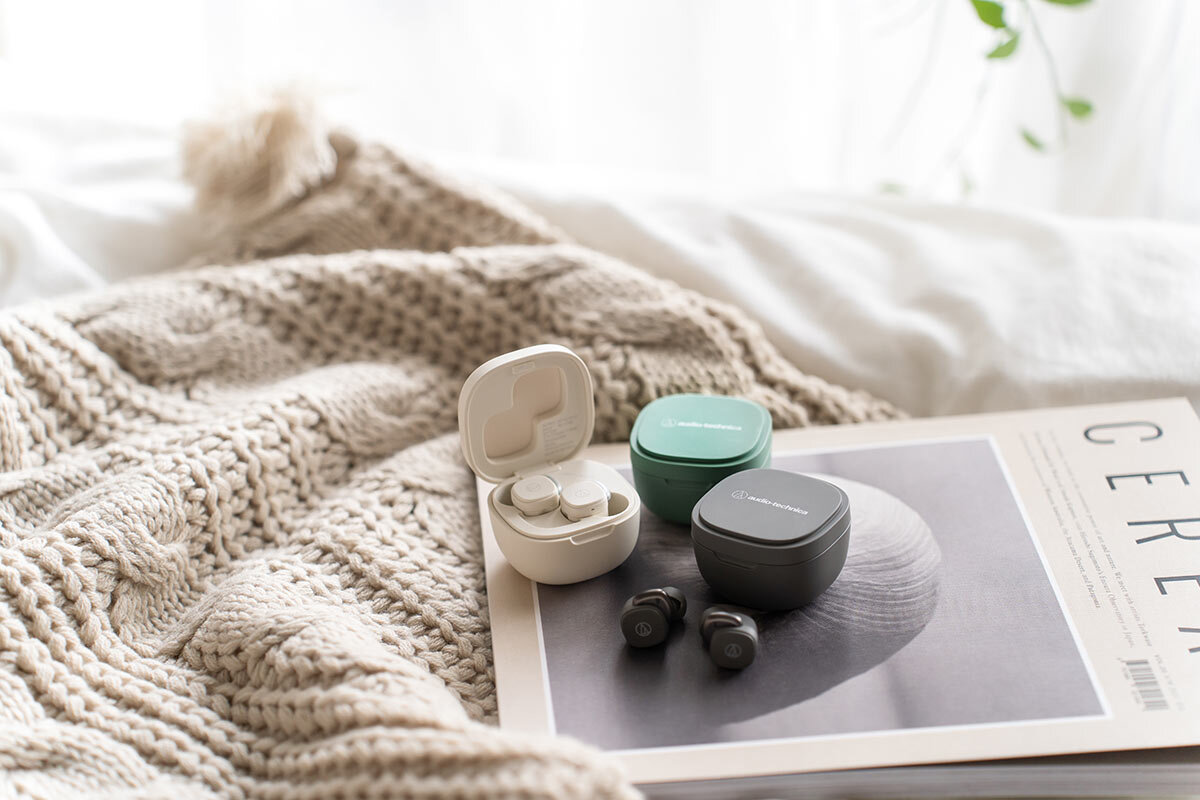 ATH-SQ1TW STB：サスティナブル素材の完全ワイヤレスイヤホン