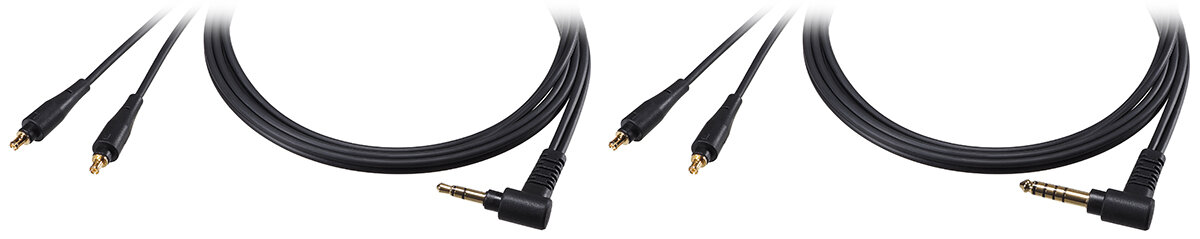 ATH-WP900SE：2種のケーブル