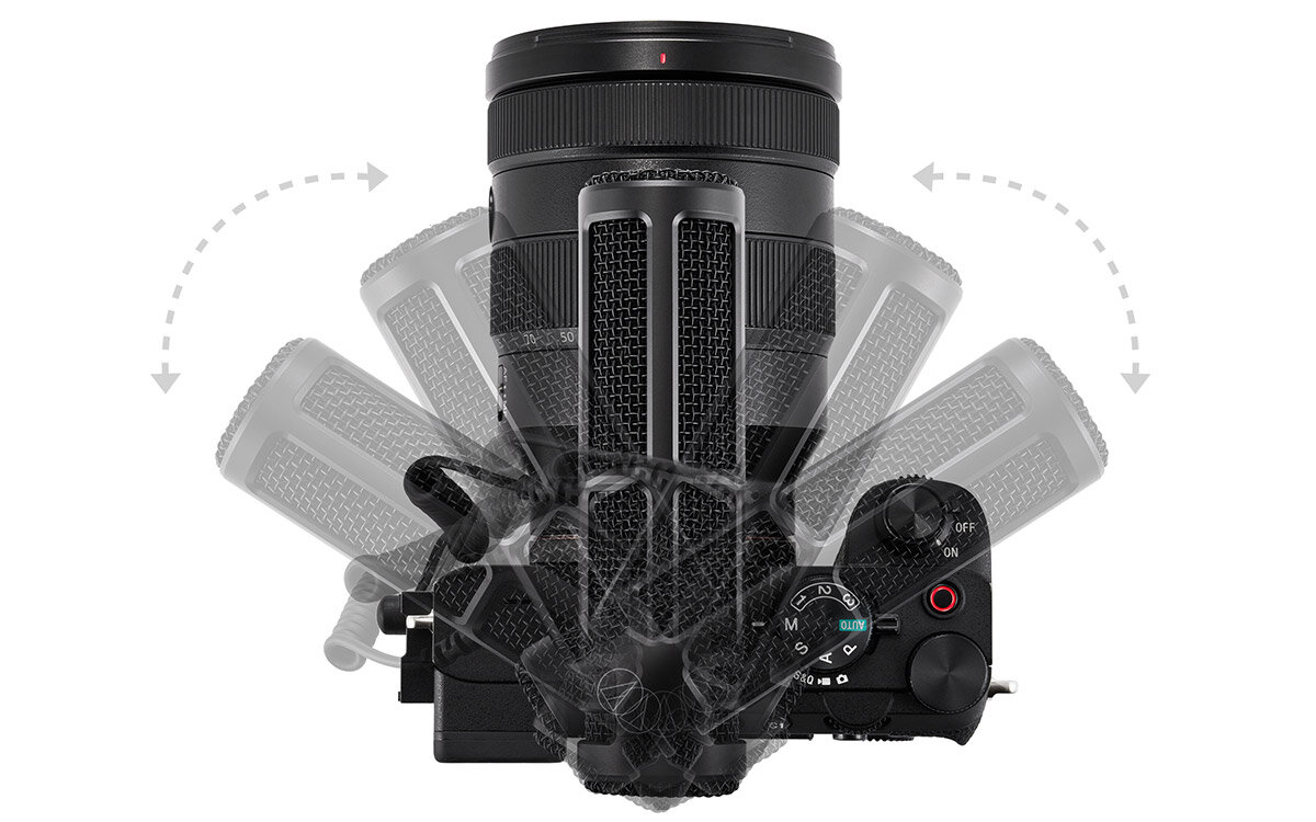 ATV-SG1LE：マイクの向きを30度ずつ変更可能