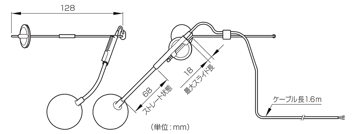 ATW-M73ac/D：外形寸法図