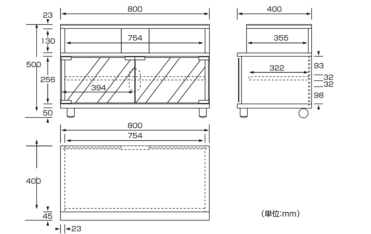 BX-800：外形寸法図