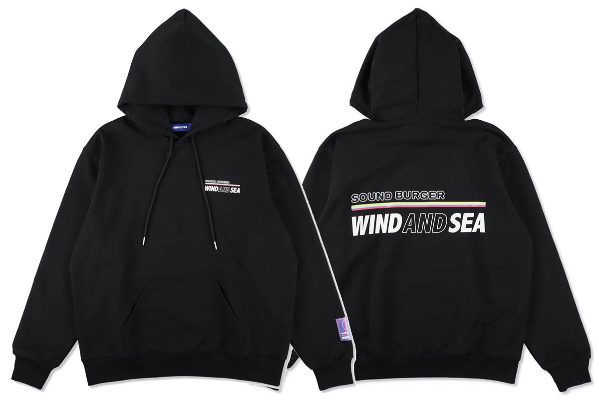 Sound Burger × WIND AND SEA Hooded Sweatshirt：製品画像