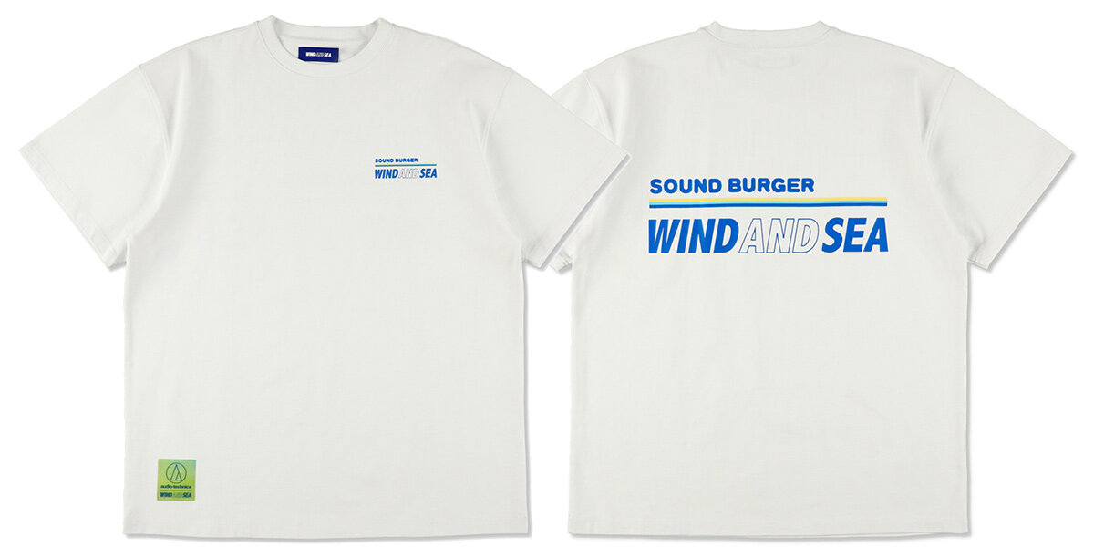 Sound Burger × WIND AND SEA S/S Tee(ホワイトTシャツ)：製品画像