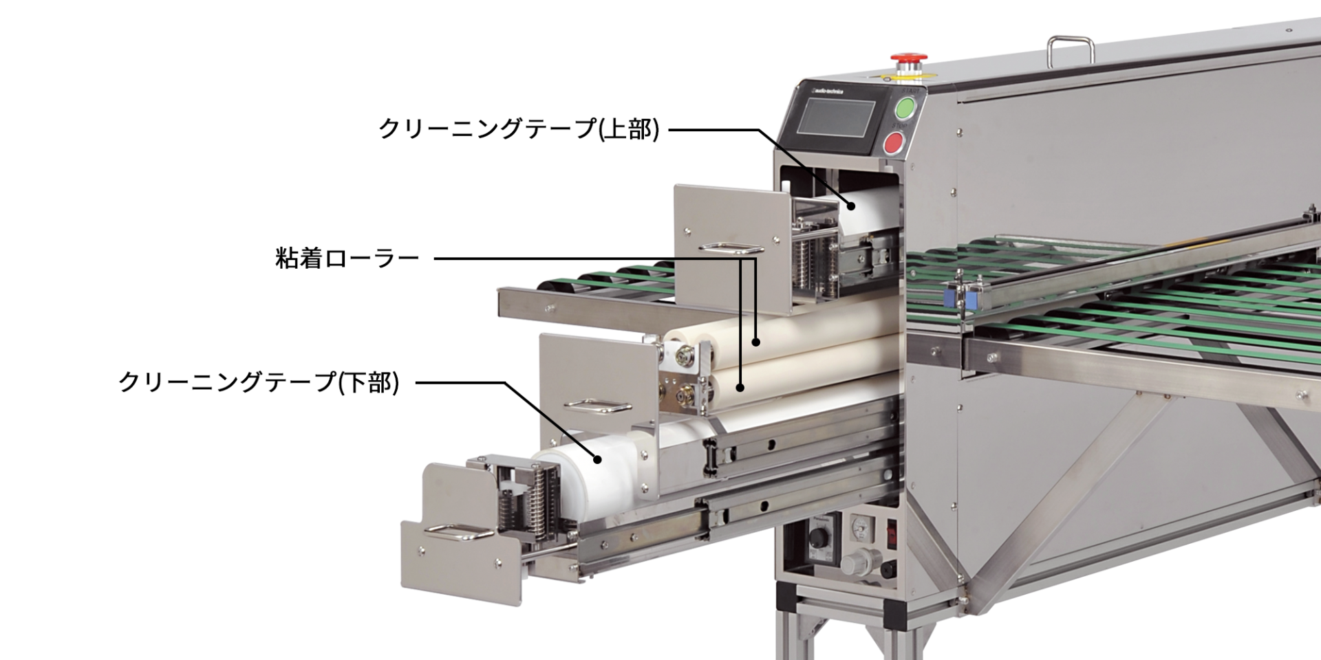 TCT-X40：各部の名称