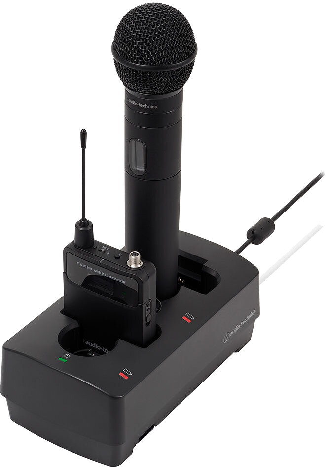audio-technica マイクロホンATIR-T33A/B 充電器付き ATIR-T33｜3MHz帯赤外線 マイクロホン｜オーディオテクニカ