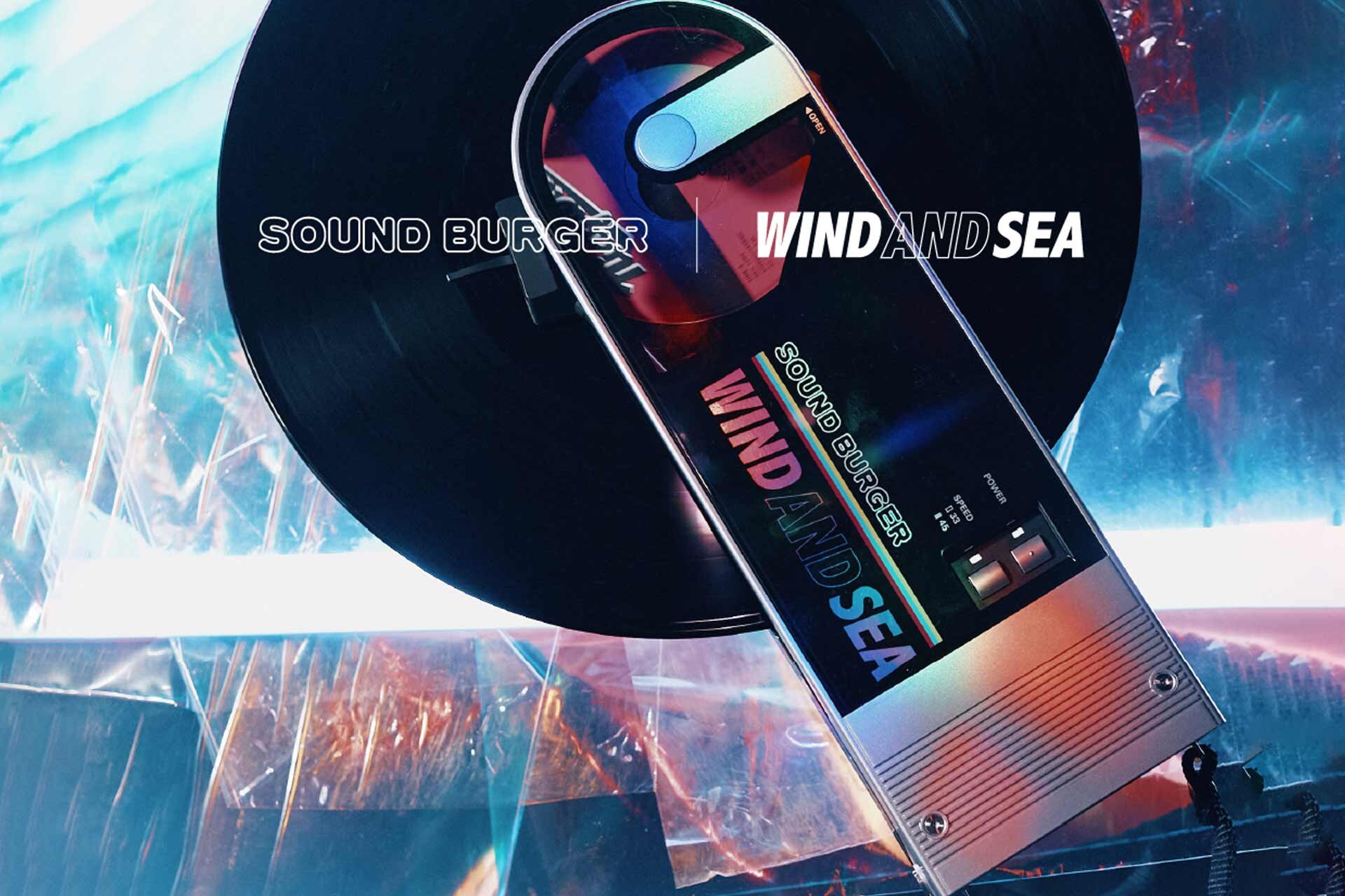Sound Burger × WIND AND SEA SOUND BURGER AT-SB727 WS